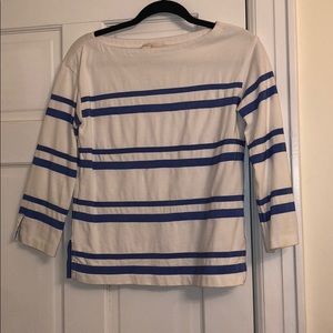 Tory Burch Shirt w/ Blue stripes